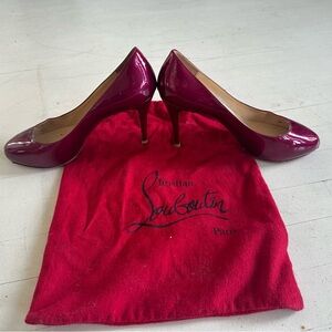 Christian Louboutin Candy colored pink pumps